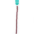 8mm Round Glass Facet Strung Beads (available in 3 colours)